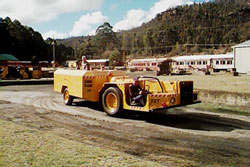 Mine Bus on Operating Day