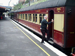 3801's cars at Lithgow